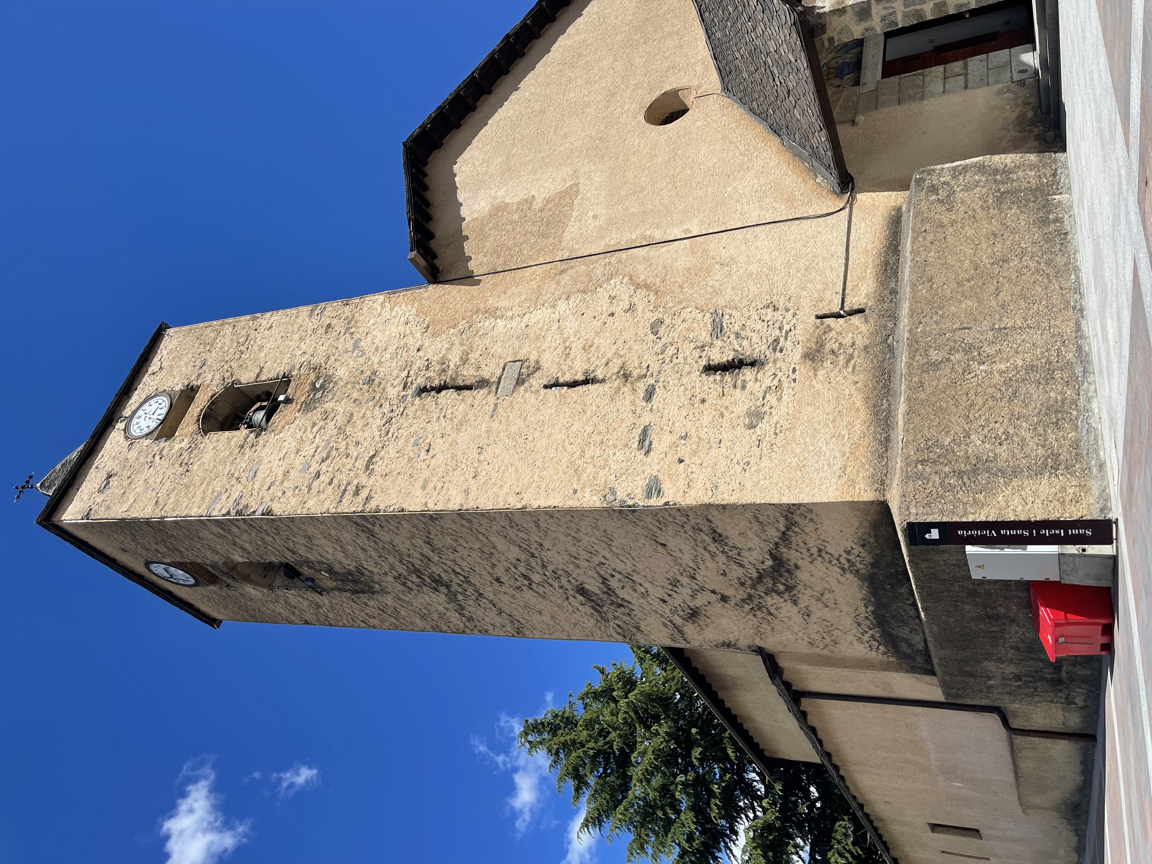 Close-up of the 1802 bell tower, Sant Iscle i Santa Victòria