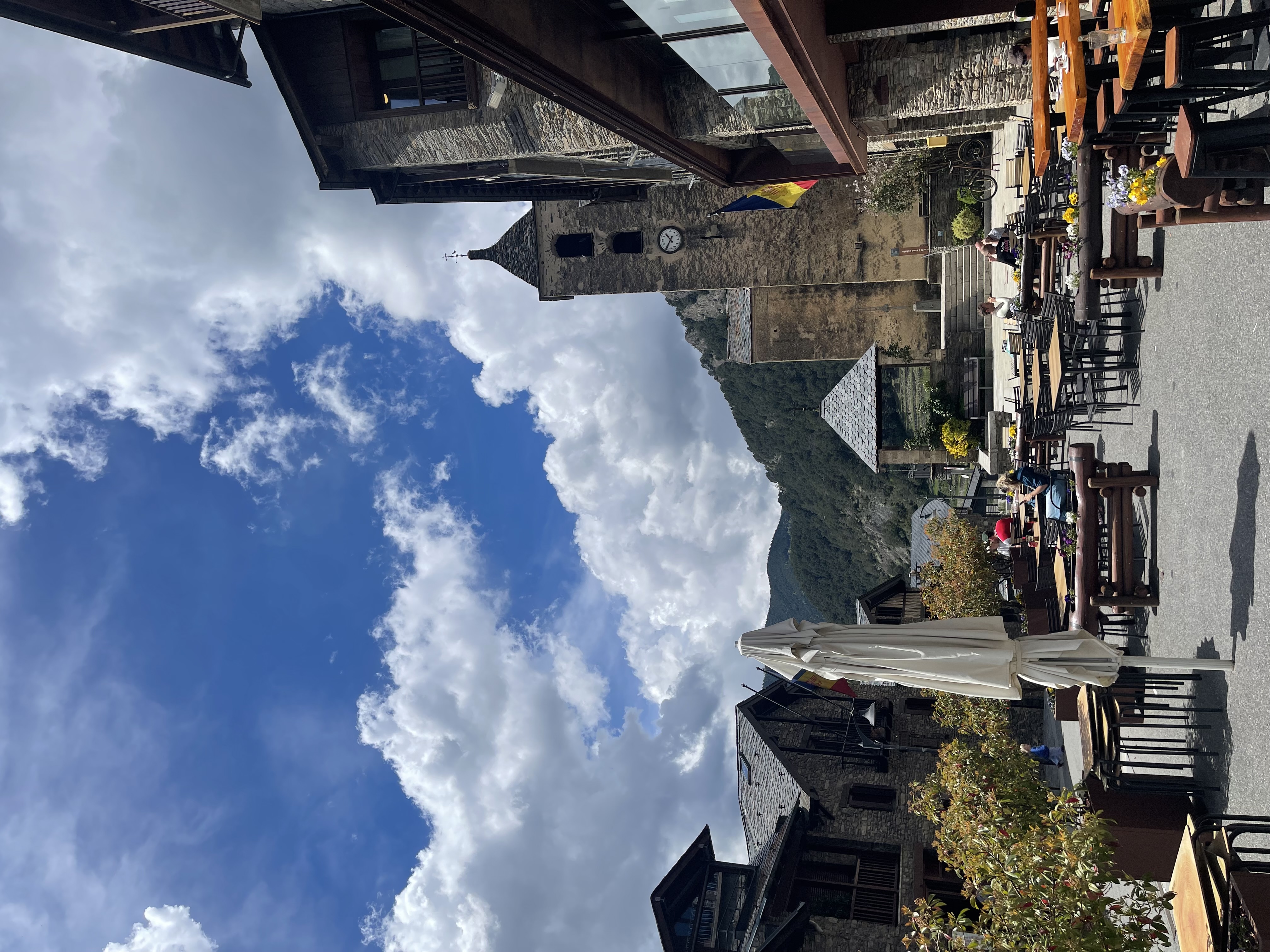 Ordino narrow cobblestone street
