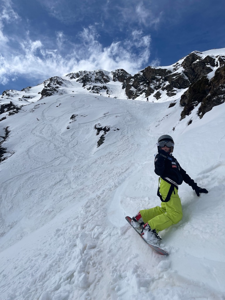 Snowboarding at Vallnord, La Massana, Andorra - March 2026