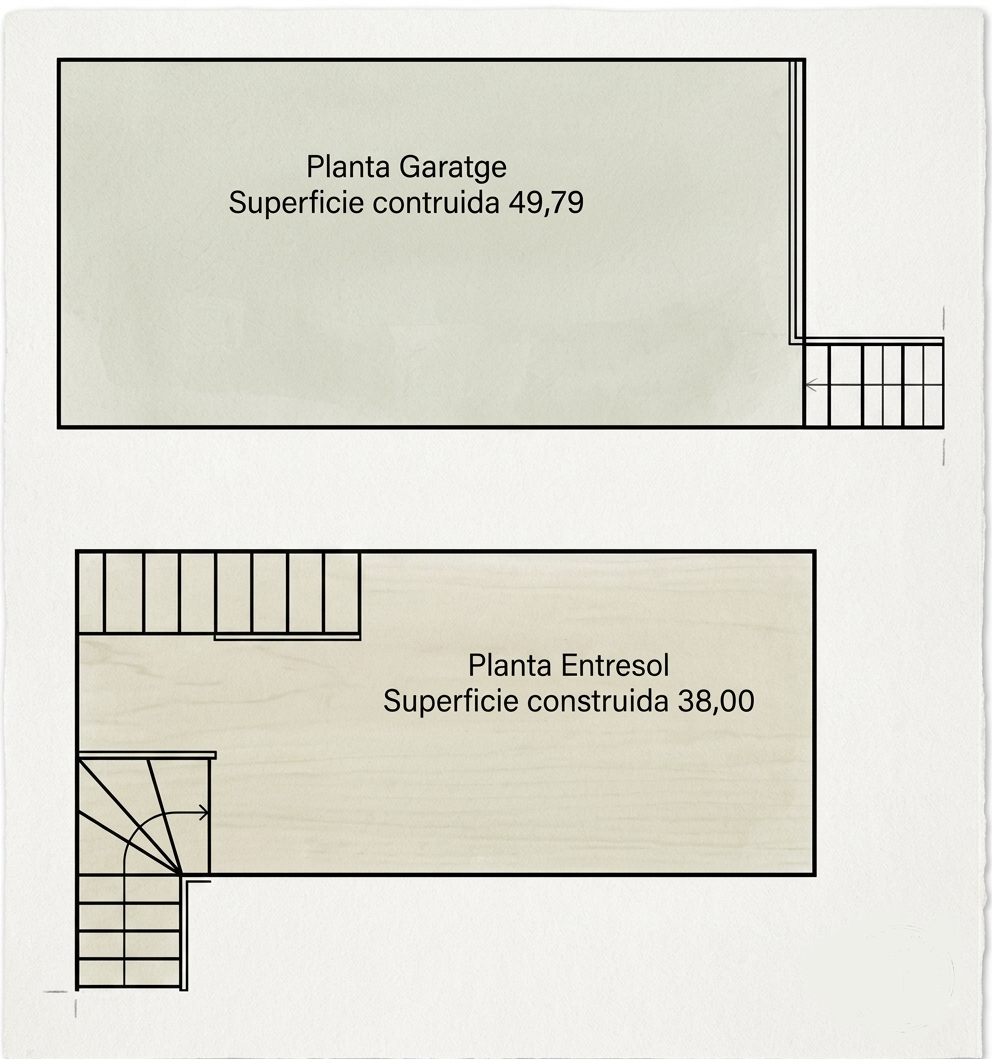 Andorra chalet floor plan - lower level